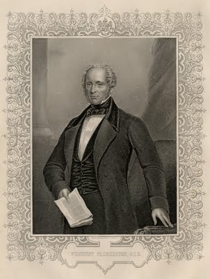 Lord Palmerston circa 1830, from Wikipedia, Kate Tattersall Adventures.