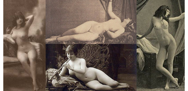 Victorian nude photography revealing a variety of grooming. 