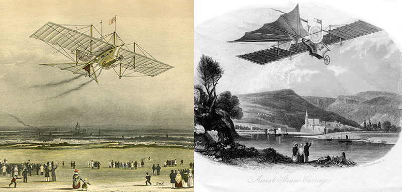 Promotional artwork of the Aerial Steam Carriage Company, Kate Tattersall Adventures. Promotional artwork of the Aerial Steam Carriage Company, Kate Tattersall Adventures.