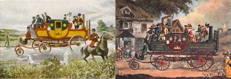 Goldsworthy Gurney steam carriage, Kate Tattersall Adventures. Goldsworthy Gurney steam carriage, Kate Tattersall Adventures.