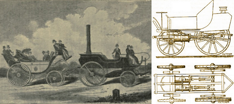 Gurney's steam drag, Kate Tattersall Adventures. Gurney's steam drag, Kate Tattersall Adventures.
