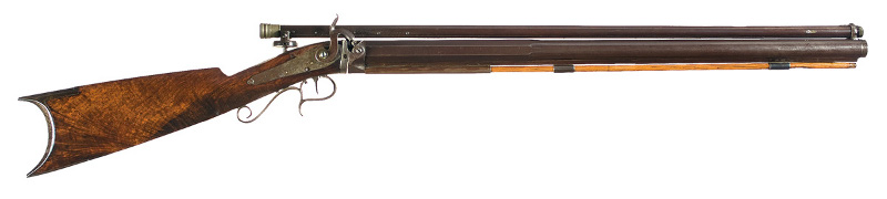 American target rifle, circa 1865.