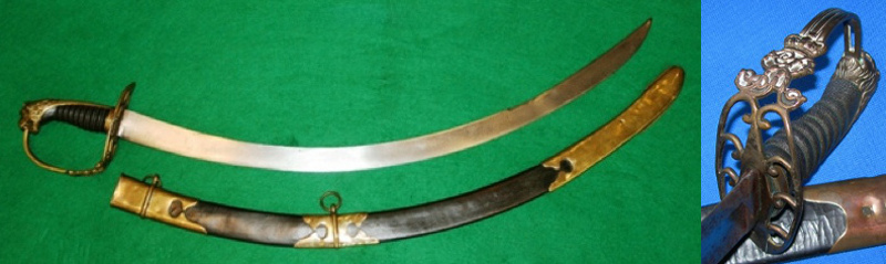 1803P flank company officer's sword