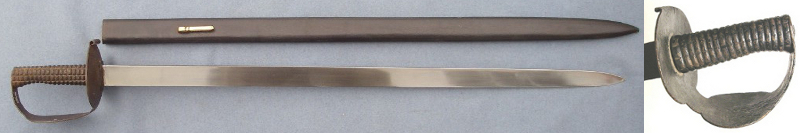 1804 Pattern Royal Navy Boarding Cutlass.