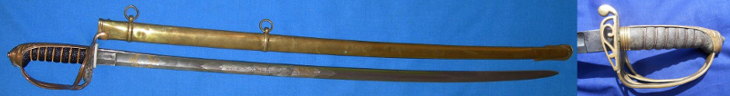 1845 Pattern Infantry Officer's Sword.