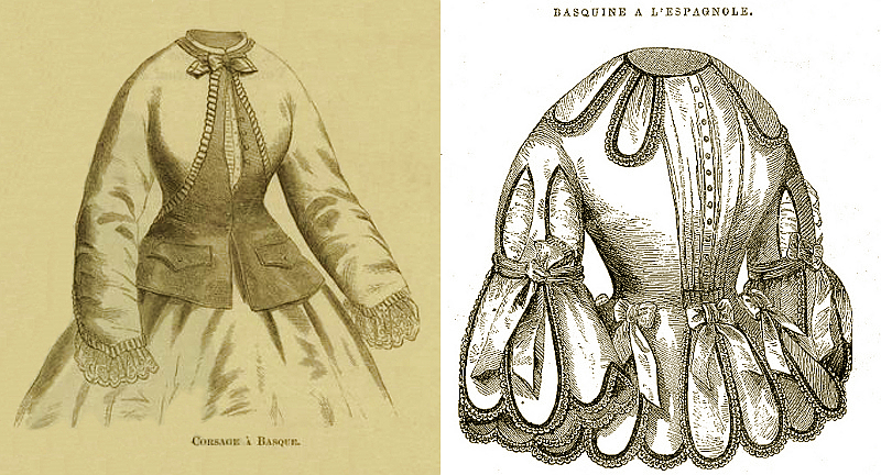 basque 1864 & basquine 1857