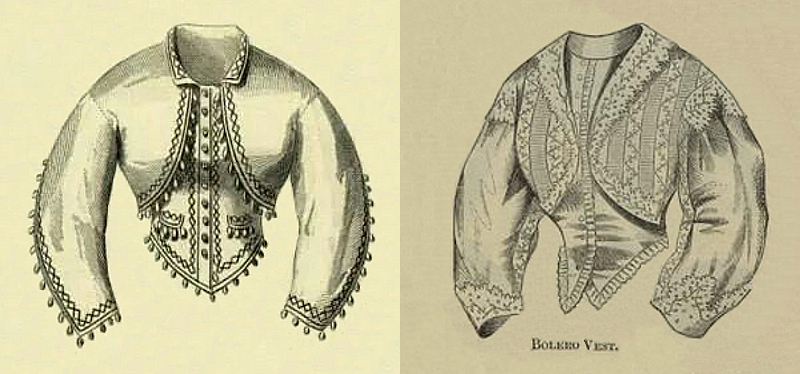 bolero & body 1864 & bolero vest 1864