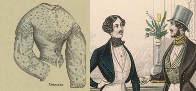 corselet 1864 & cravats 1837