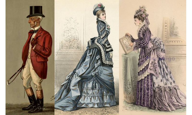 pinks 1896 Vanity Fair, postillions 1870s