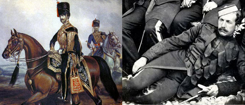 8th Hussars, 1854, and Capt A. Hutton, 1st Dragoon Guards 1871