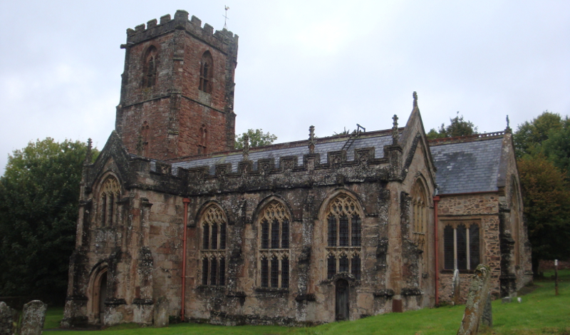 Holy Ghost Church, Crowcombe, from the south.