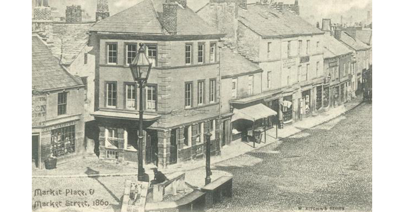 Ulverston Marketplace 1860.